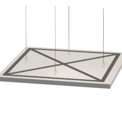 Панель акустическая SAB Acoustic Premium Baffle (1,2м x 0,6м х 50мм) Прямоугольник 0,72м2(крепеж 2 шт. в комплекте)