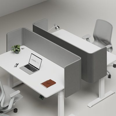 Звукопоглощающая ширма Echoton Screen Book (2 секции,карпет синийпоролон серый)
