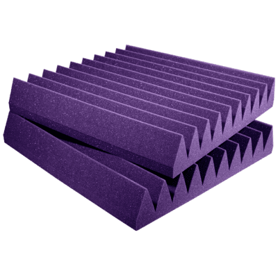 Акустический поролон ED Aura 300 (600х600х50мм) Фиолетовый клиновидный