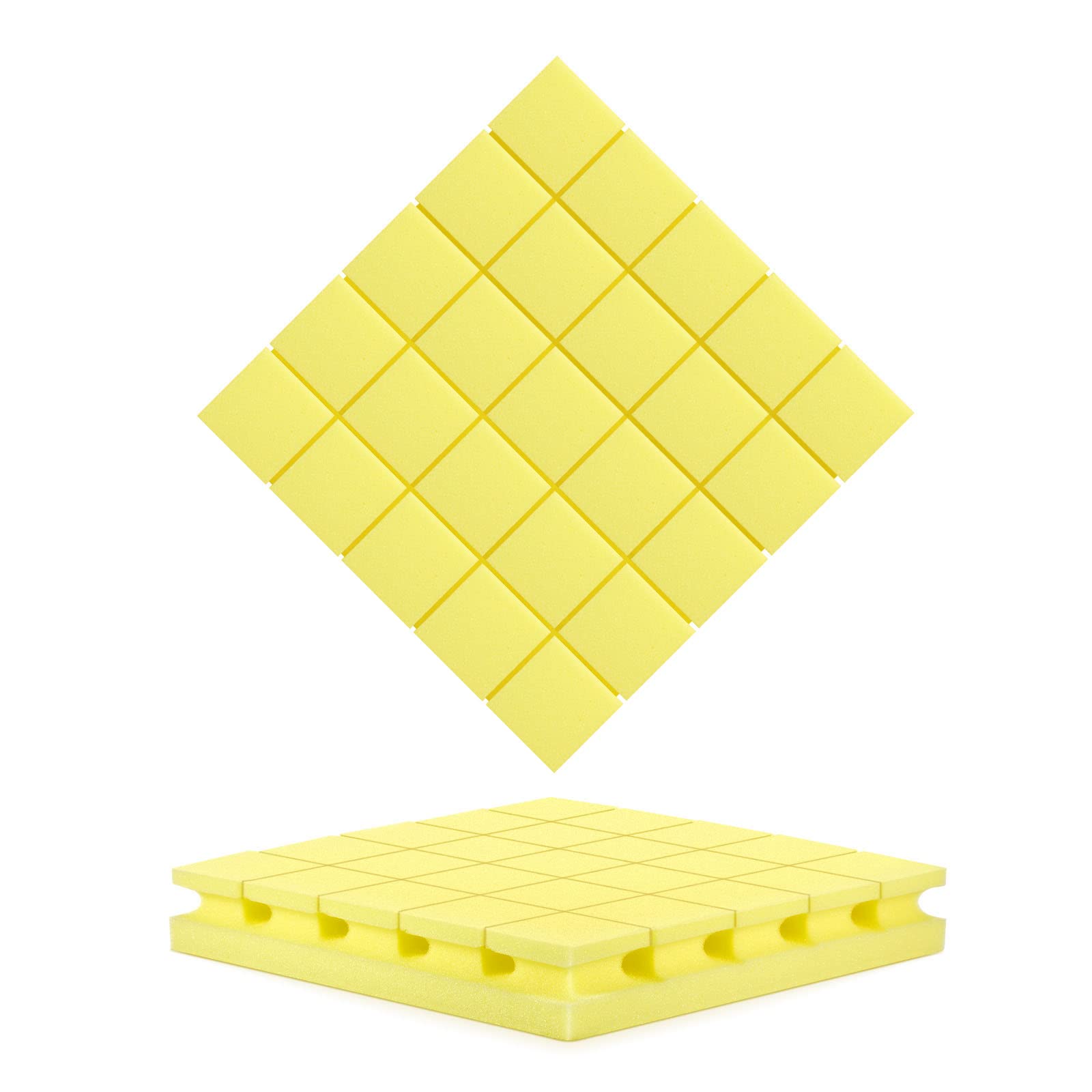 Акустический поролон ED Grid (1000x1000x40мм) Желтый