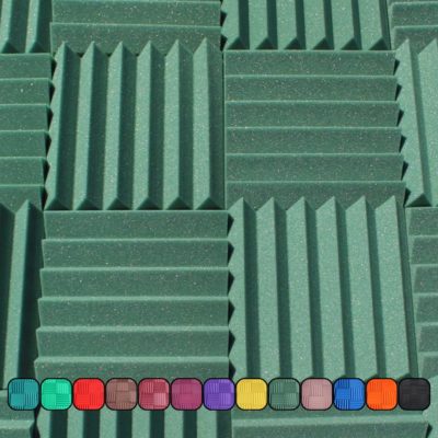 Акустический поролон ED T-panel (1000x2000x50мм) Зеленый, т-образный