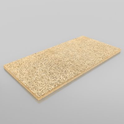 Панель акустическая "FIBROPLAN"f1 1200x600x25мм (без фаска,неокрашенная,цвет белый)