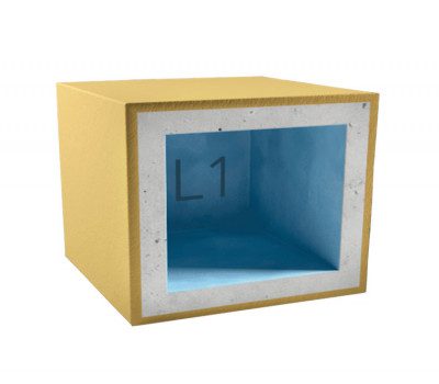 Короб Standartish AKUSTOBOX1 (315х315х105мм), внутр 300х300х90мм