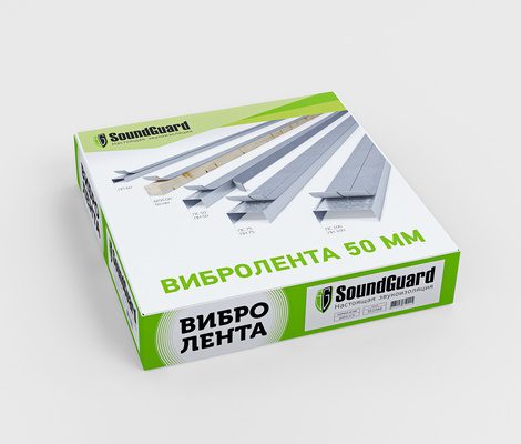 Вибролента Standartish M (Стандартиш М), (3000 х 50 х 3,5мм), 3м.п. (самокл.)